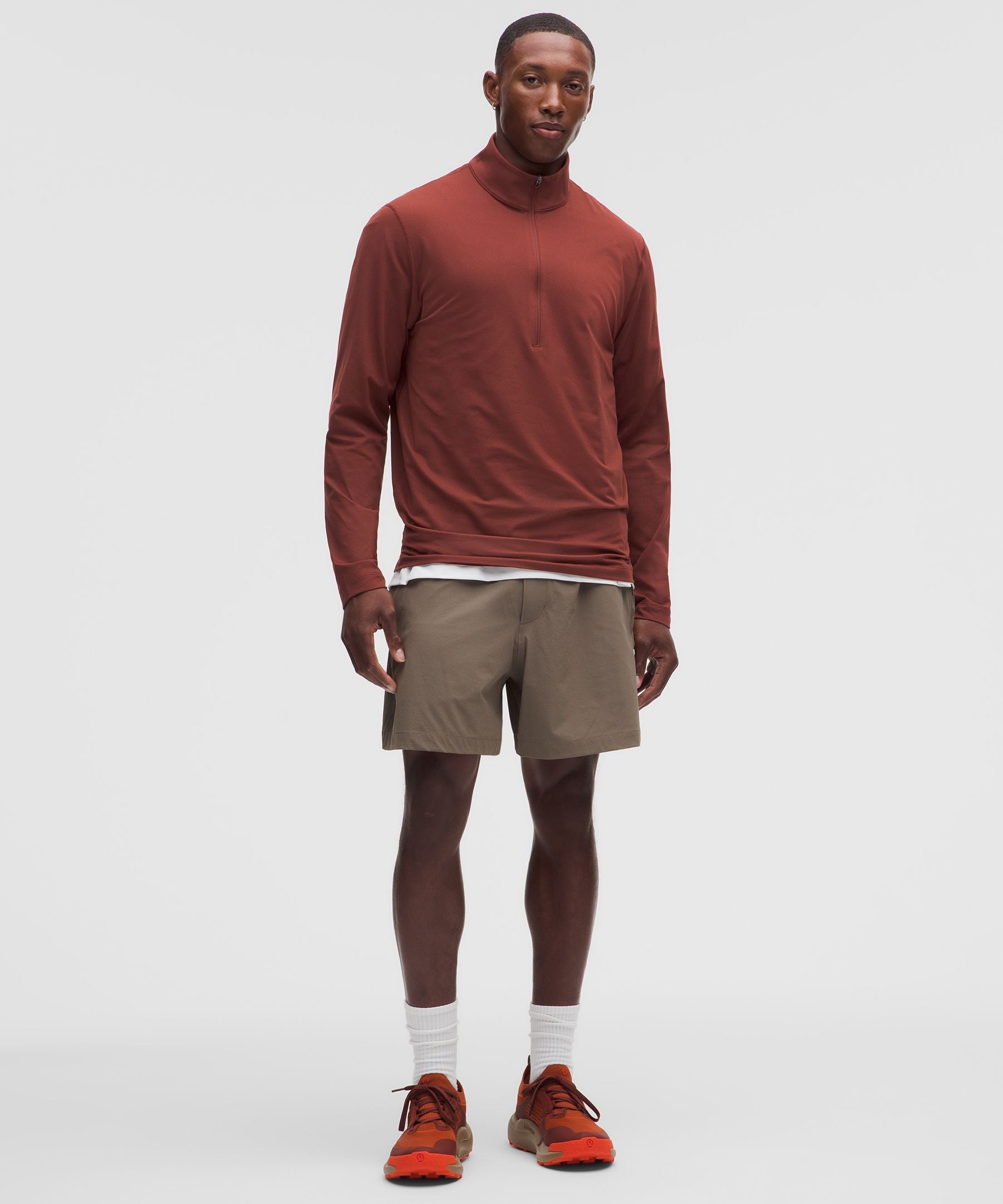 Lululemon Mesh Soft Jersey Half Zip