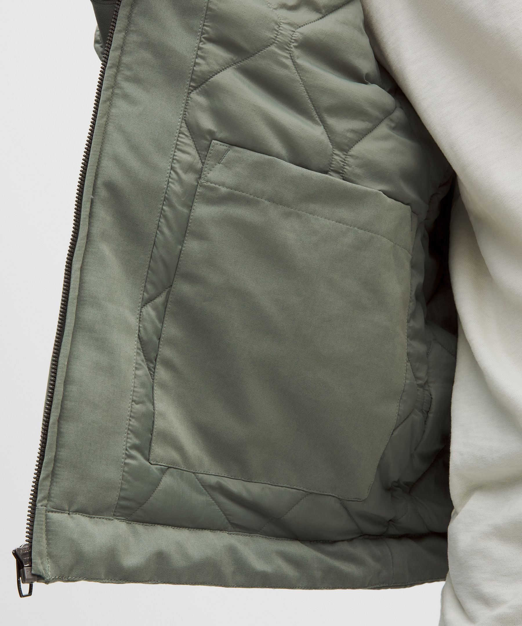 Lululemon Insulated Cotton-Blend Bomber Jacket