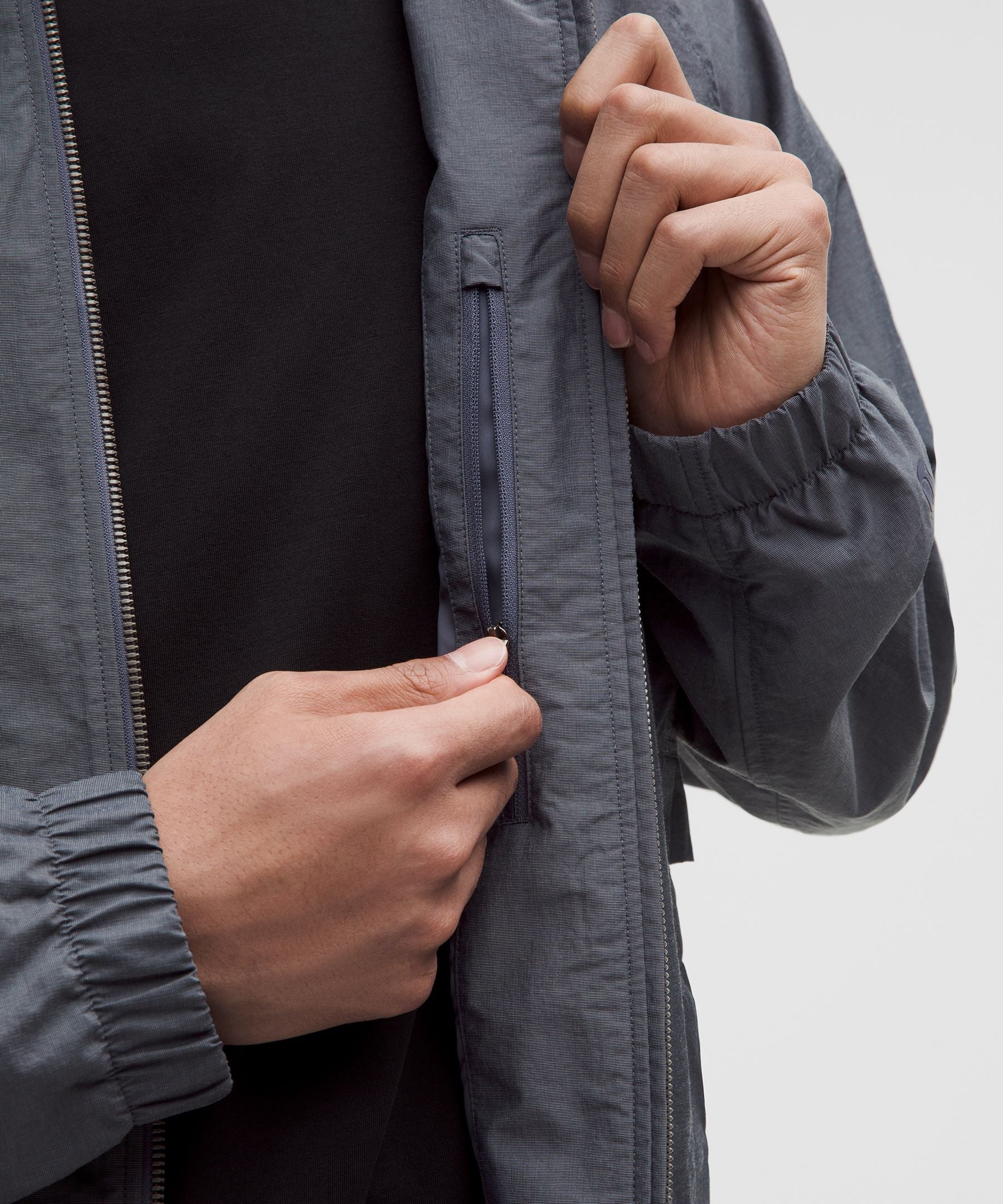 Lululemon Cotton-Blend Collared Jacket