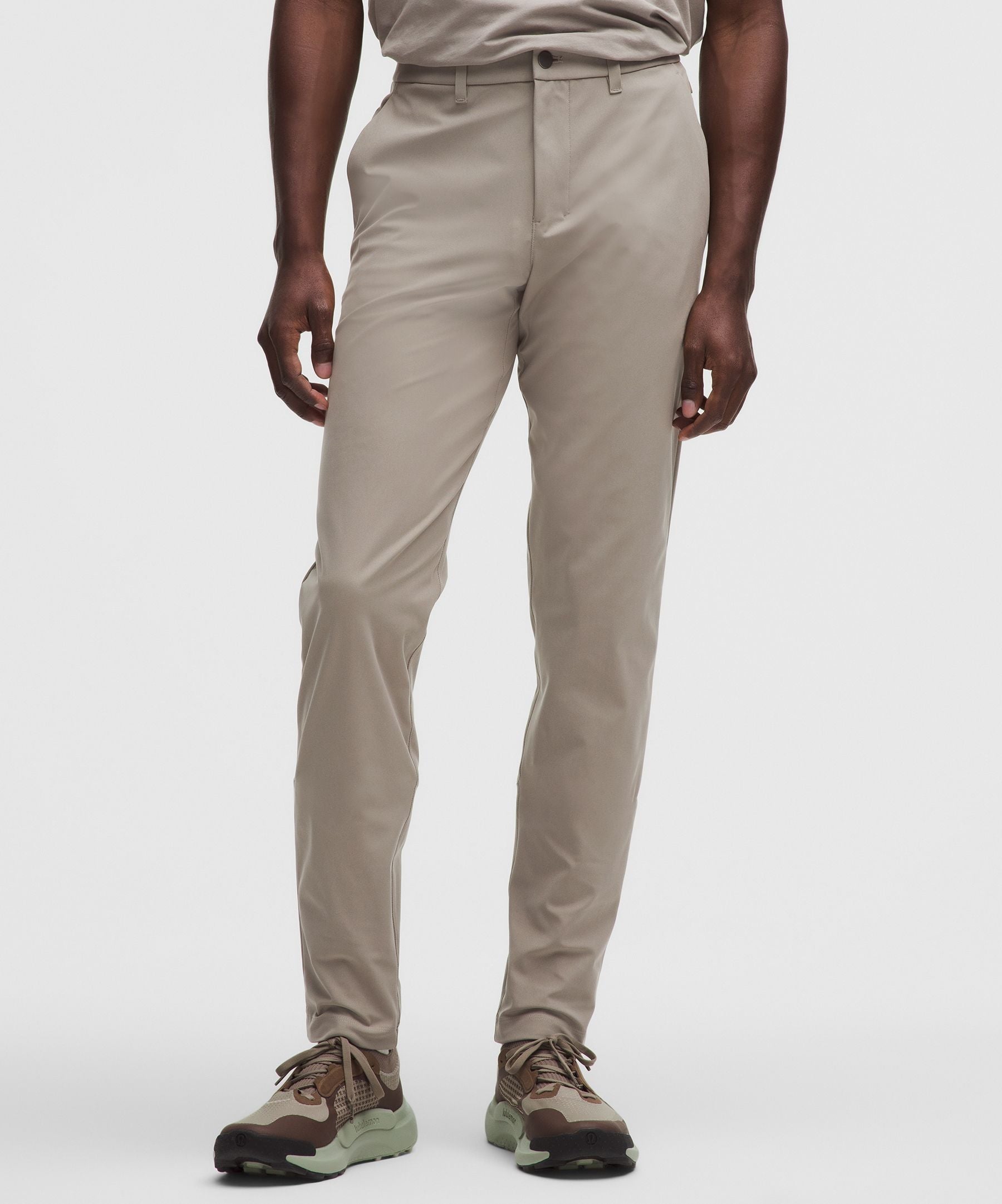 Lululemon Abc Slim-Fit Trouser 30L Warpstreme Warm Ash Grey 28