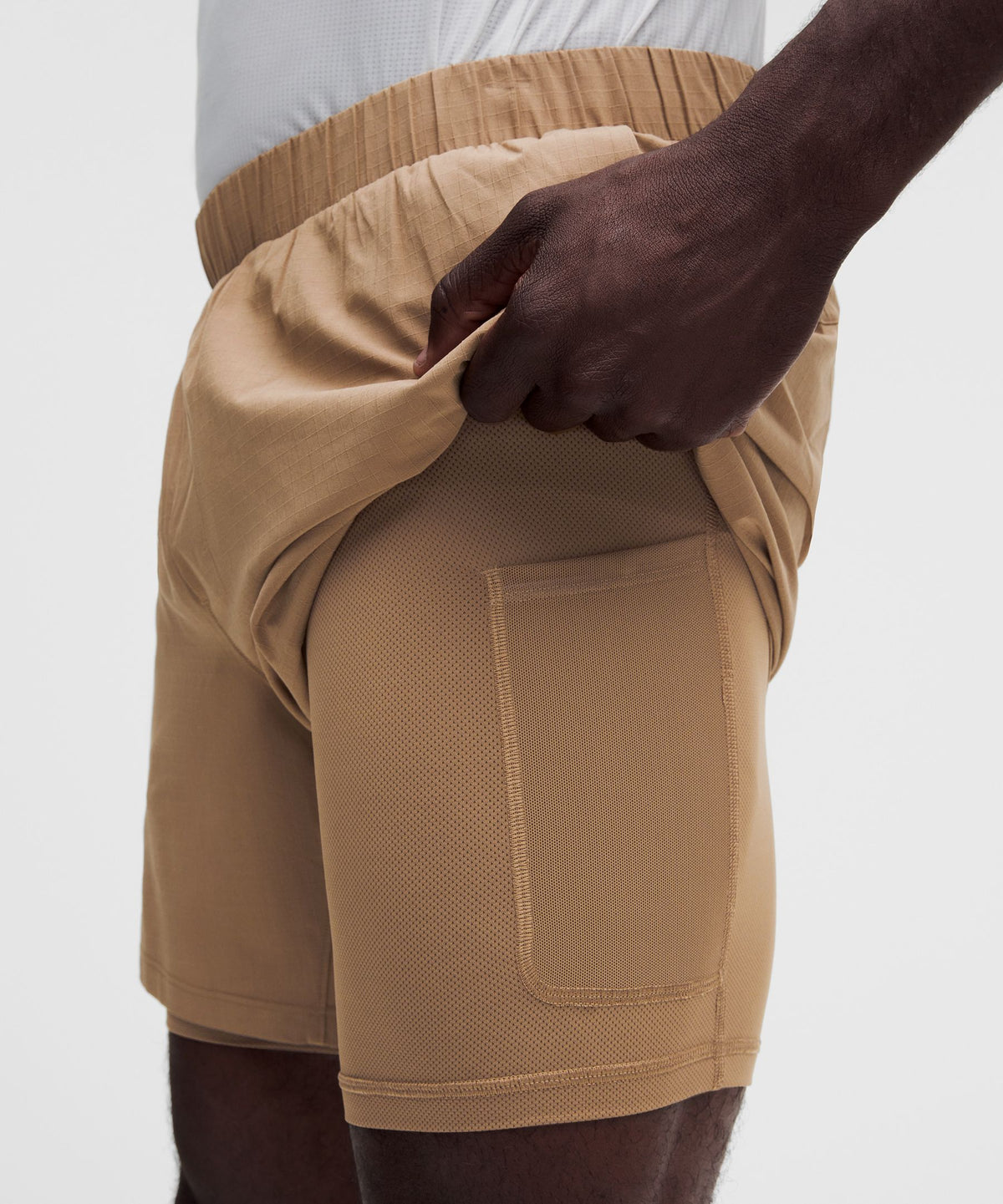 Lululemon Mile Maker Ripstop Lined Short 6"