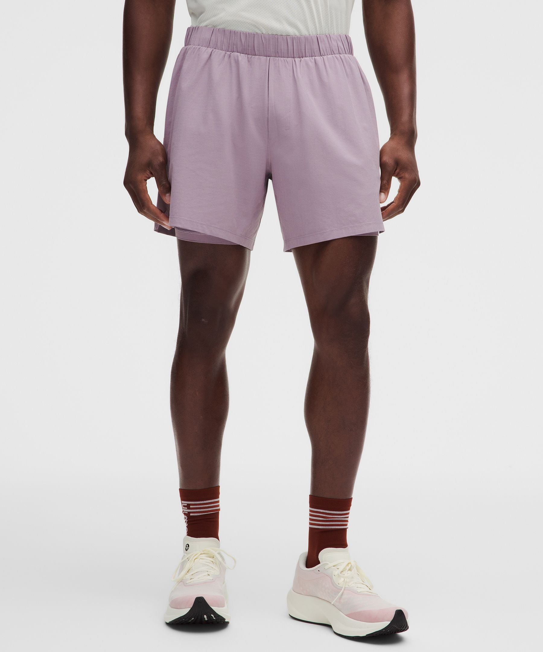 Lululemon Mile Maker Ripstop Lined Short 6"