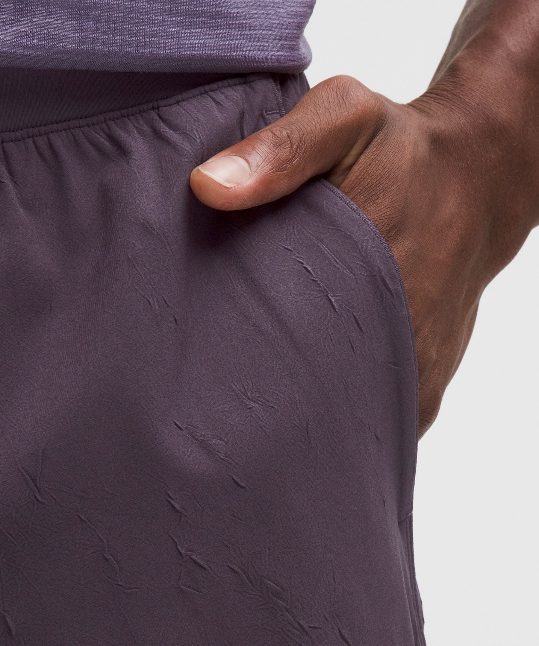 Lululemon Zeroed In Linerless Crinkle Texture Short 5"