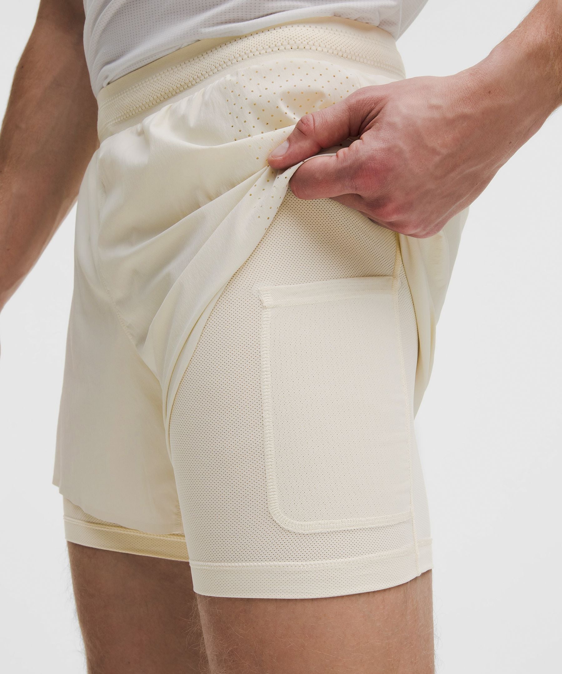 Lululemon Perforated Lined Running Short 5"