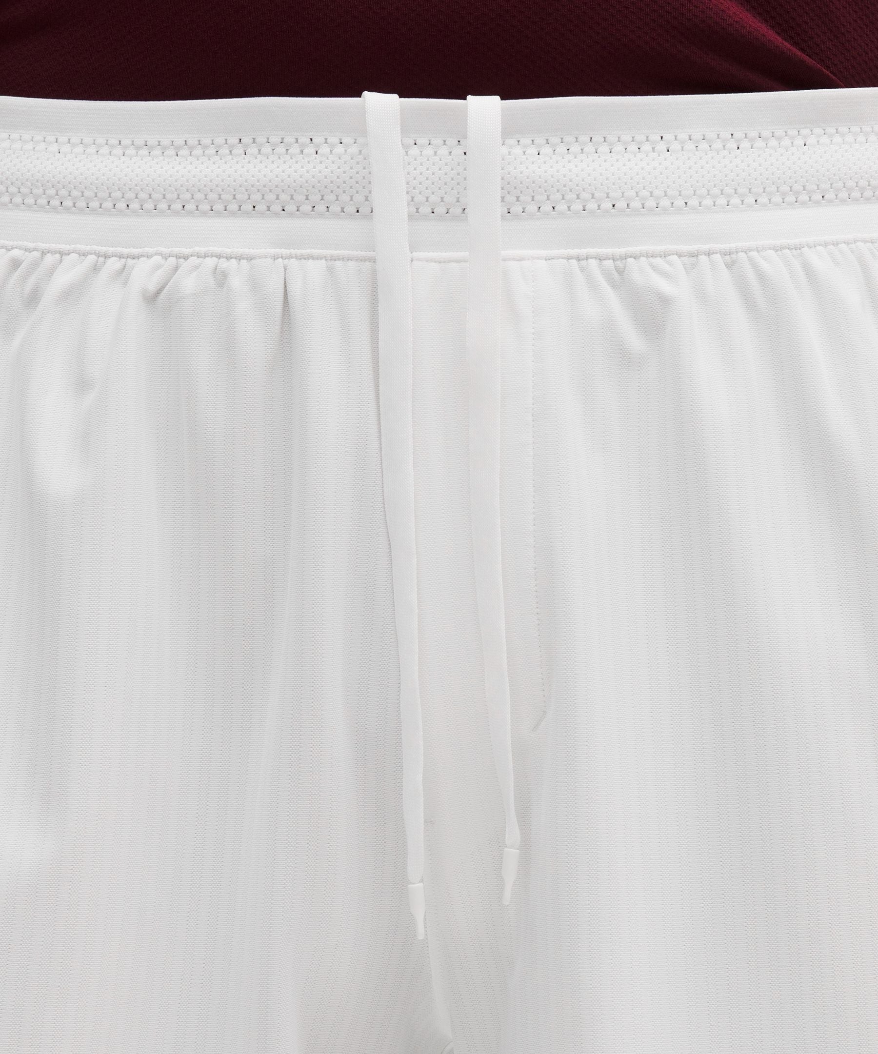 Lululemon Striped Mesh Tennis Short 5"