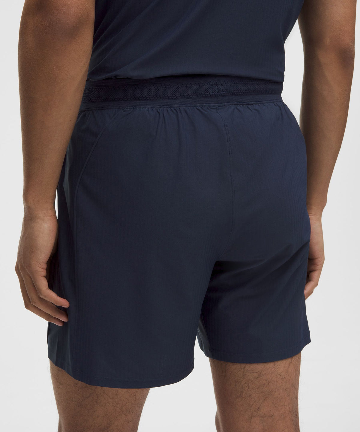 Lululemon Striped Mesh Tennis Short 7"