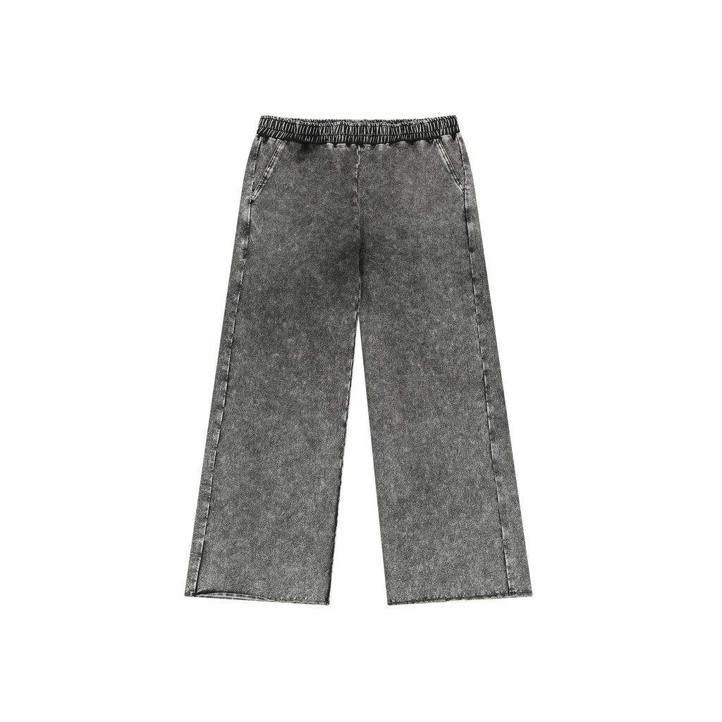 LUMIÈRES Washed Charcoal Joggers