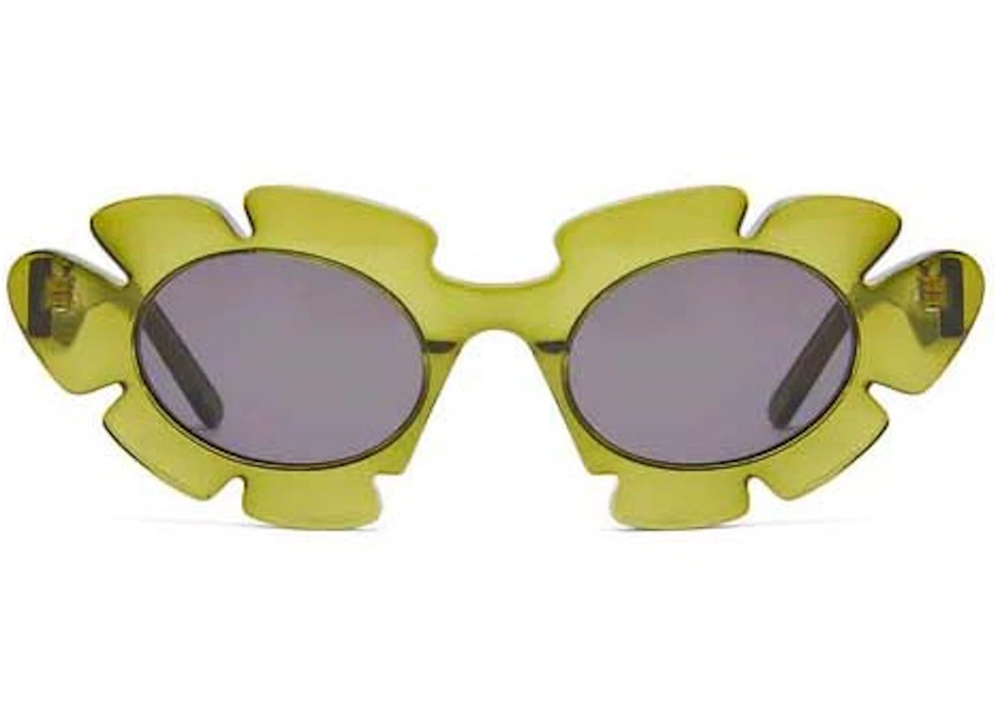 loewe flower sunglasses in injected nylon cactus green (g000270x03 4510)