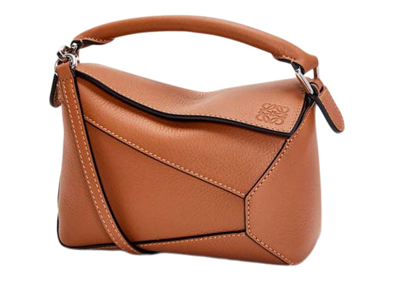 Loewe Mini Puzzle Bag In Classic Calfskin Tan – Kicks Machine