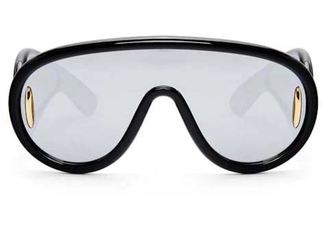 loewe wave mask sunglasses black (g000487x01 1100)