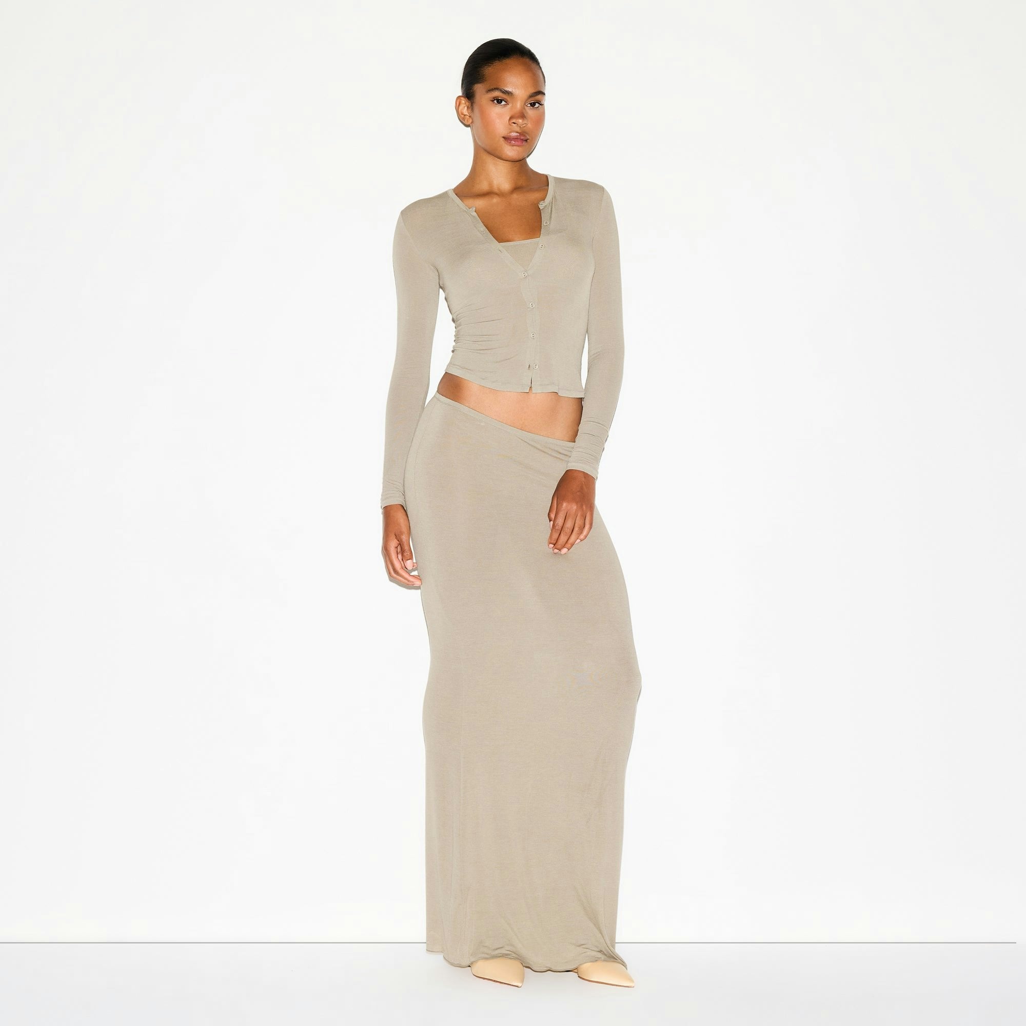 SHEER MODAL CARDIGAN