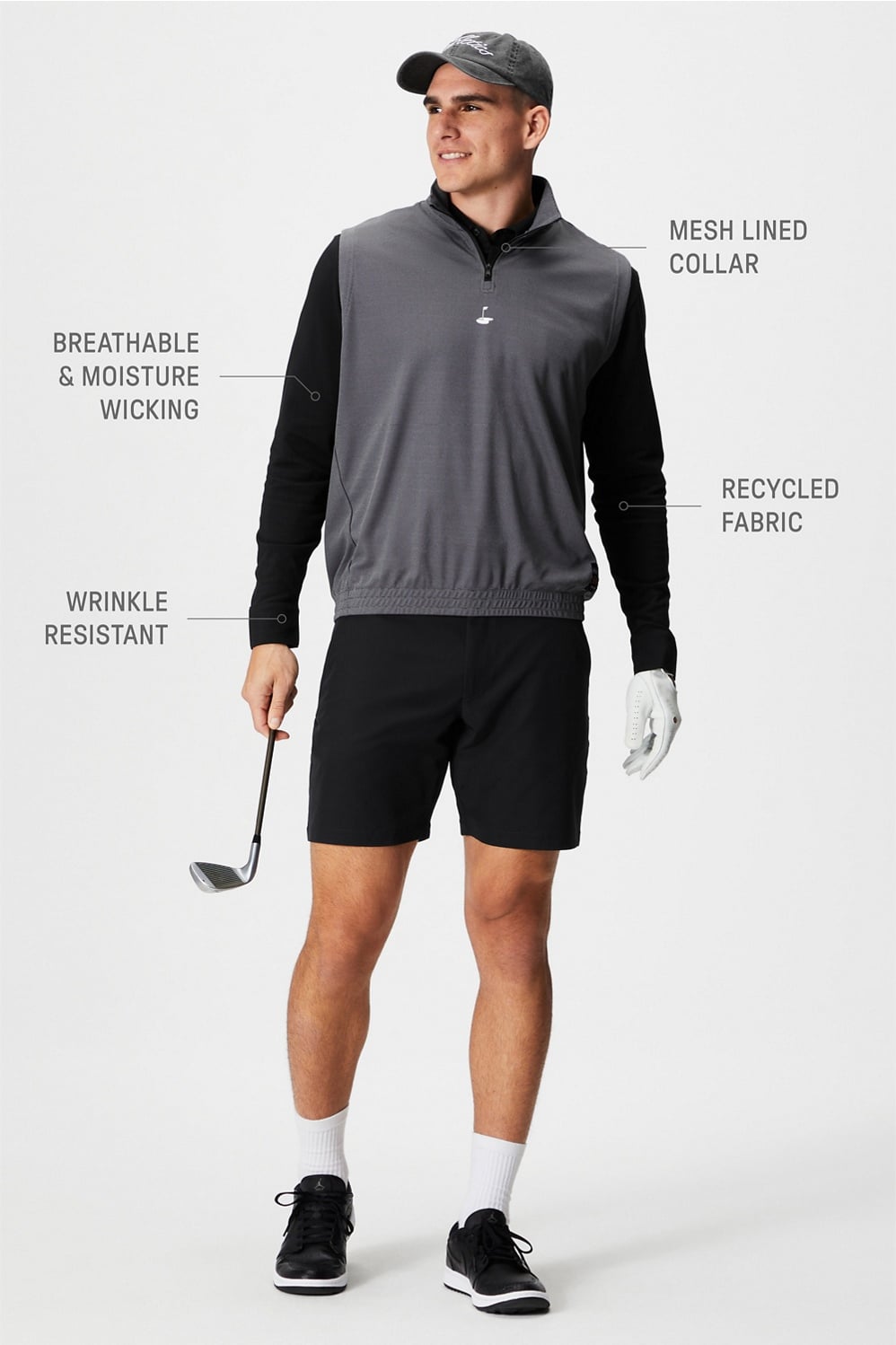 Fabletics The Dash Long Sleeve Button Up