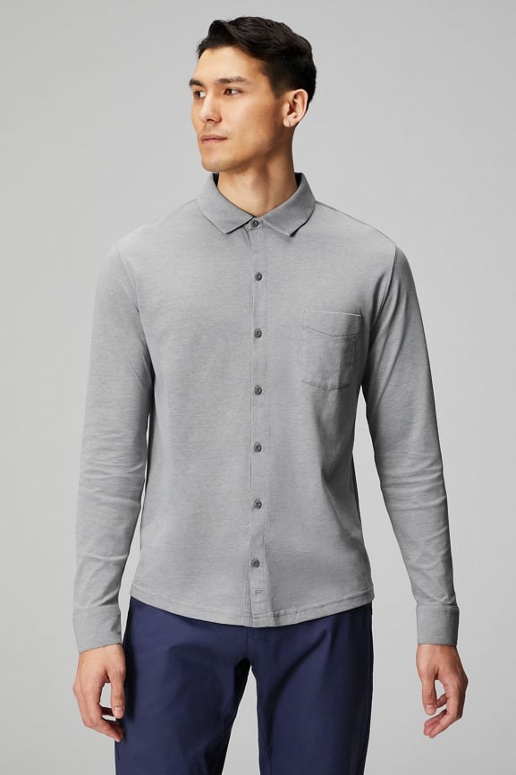 Fabletics The Dash Long Sleeve Button Up