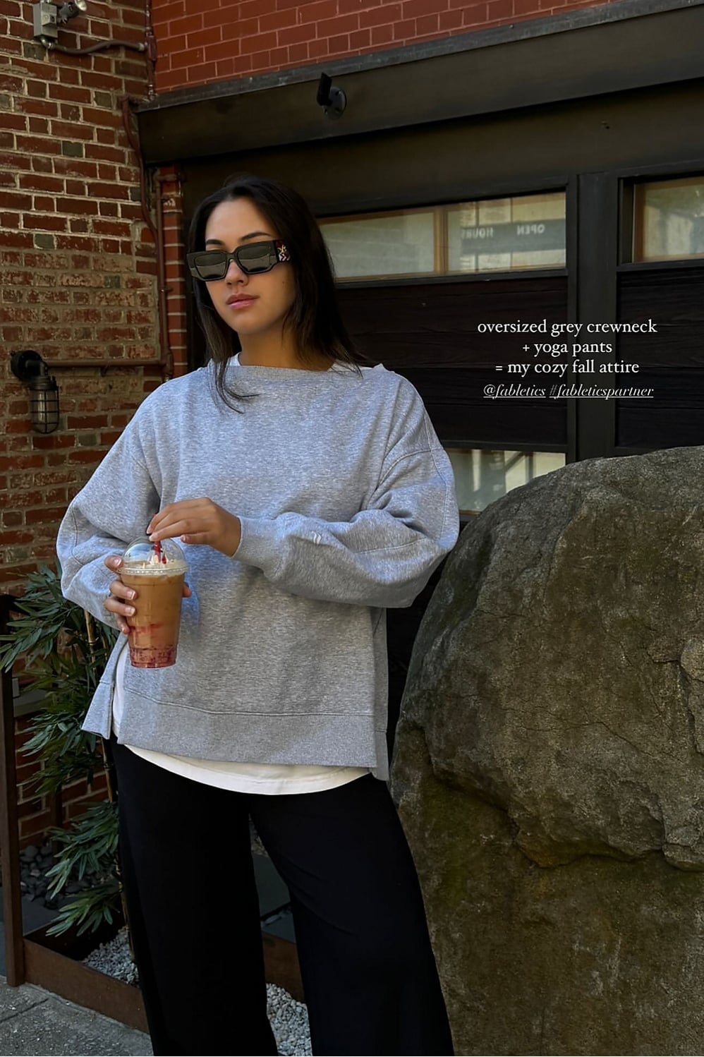 Fabletics Cozy Fleece Oversized Sweatshirt