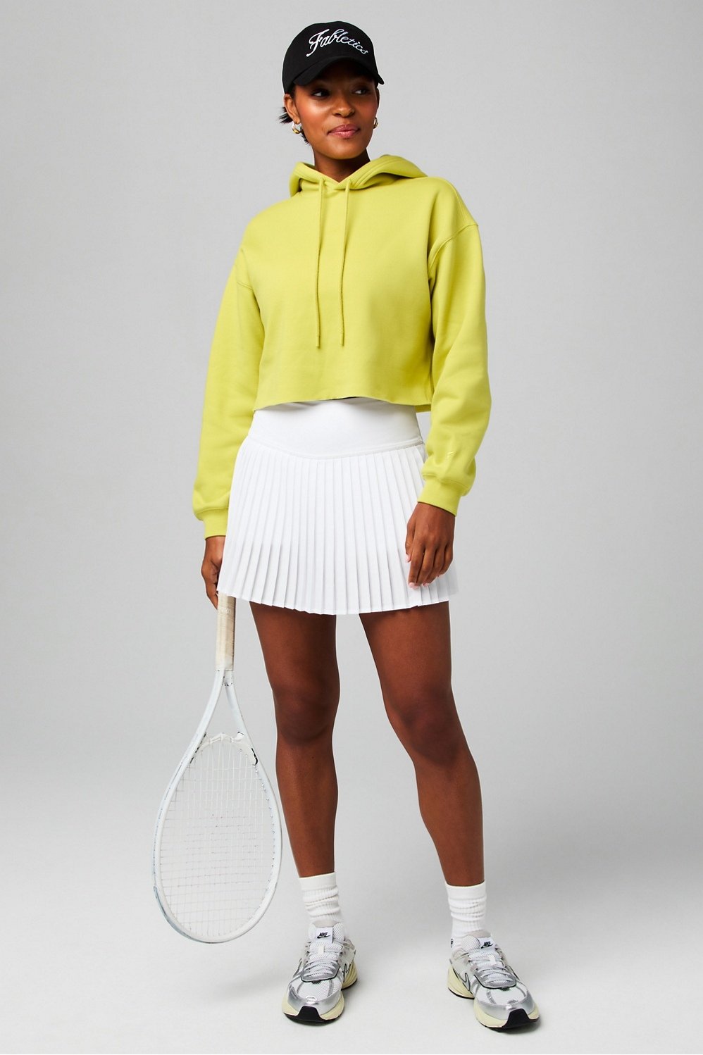 Fabletics Cozy Fleece Cropped Hoodie