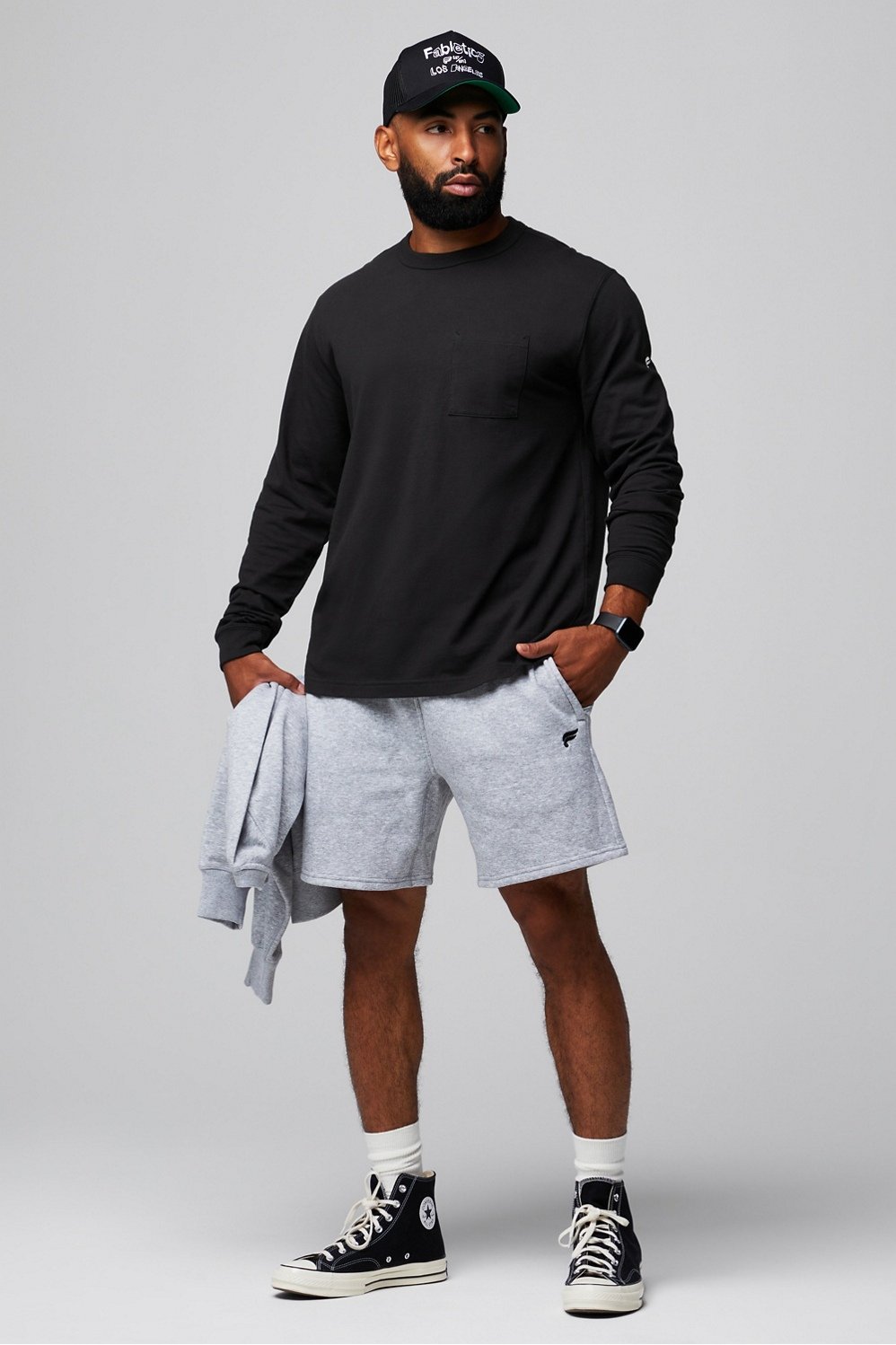 Fabletics The R&R Long Sleeve Pocket Tee
