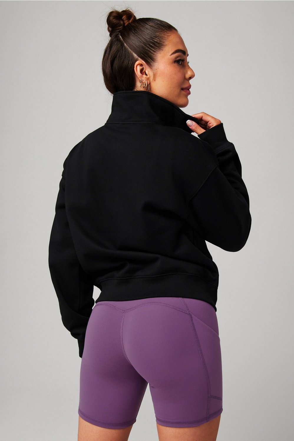Fabletics Cozy Fleece Half Zip Sweatshirt
