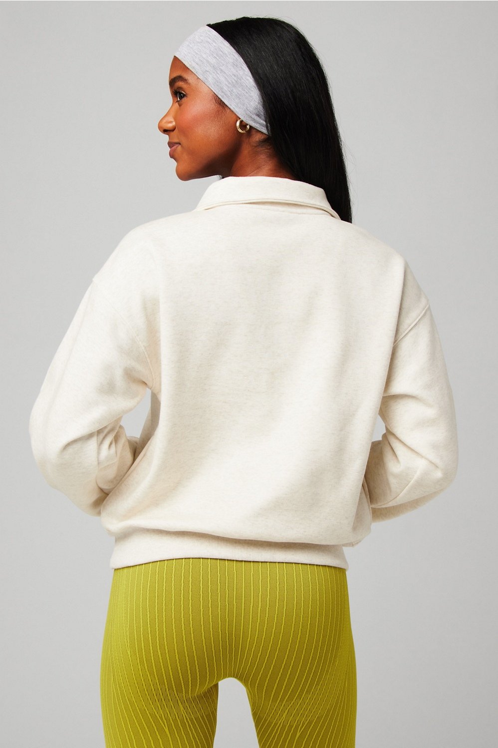 Fabletics Cozy Fleece Half Zip Sweatshirt