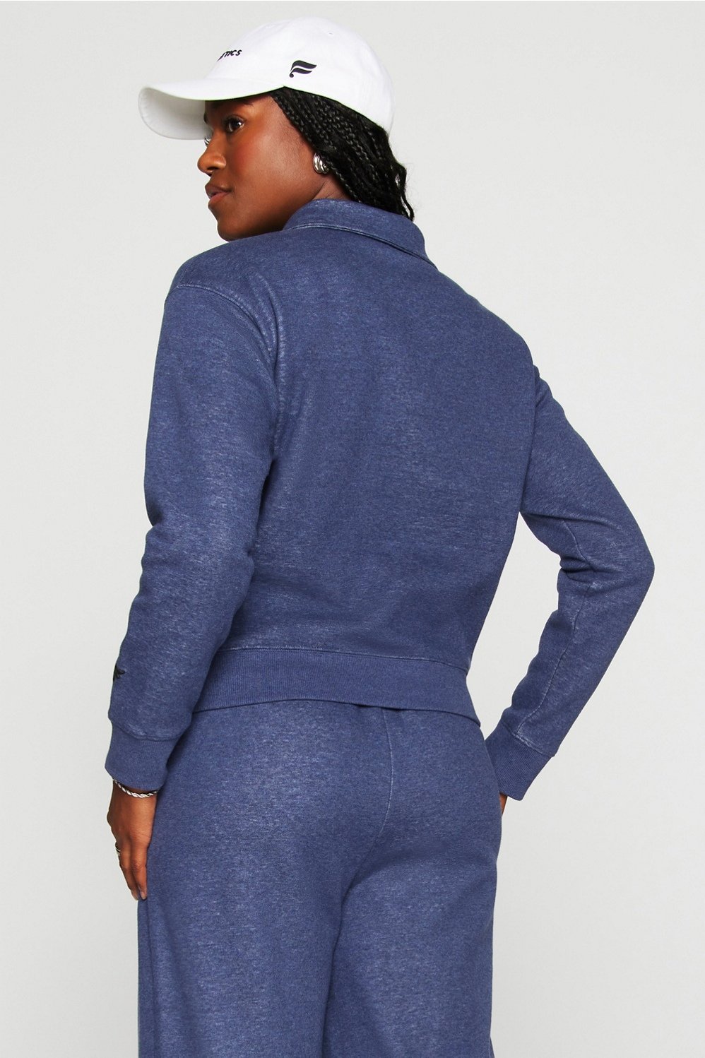 Fabletics Cozy Fleece Half Zip Sweatshirt