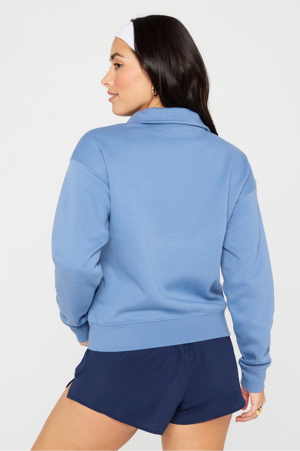 Fabletics Cozy Fleece Half Zip Sweatshirt