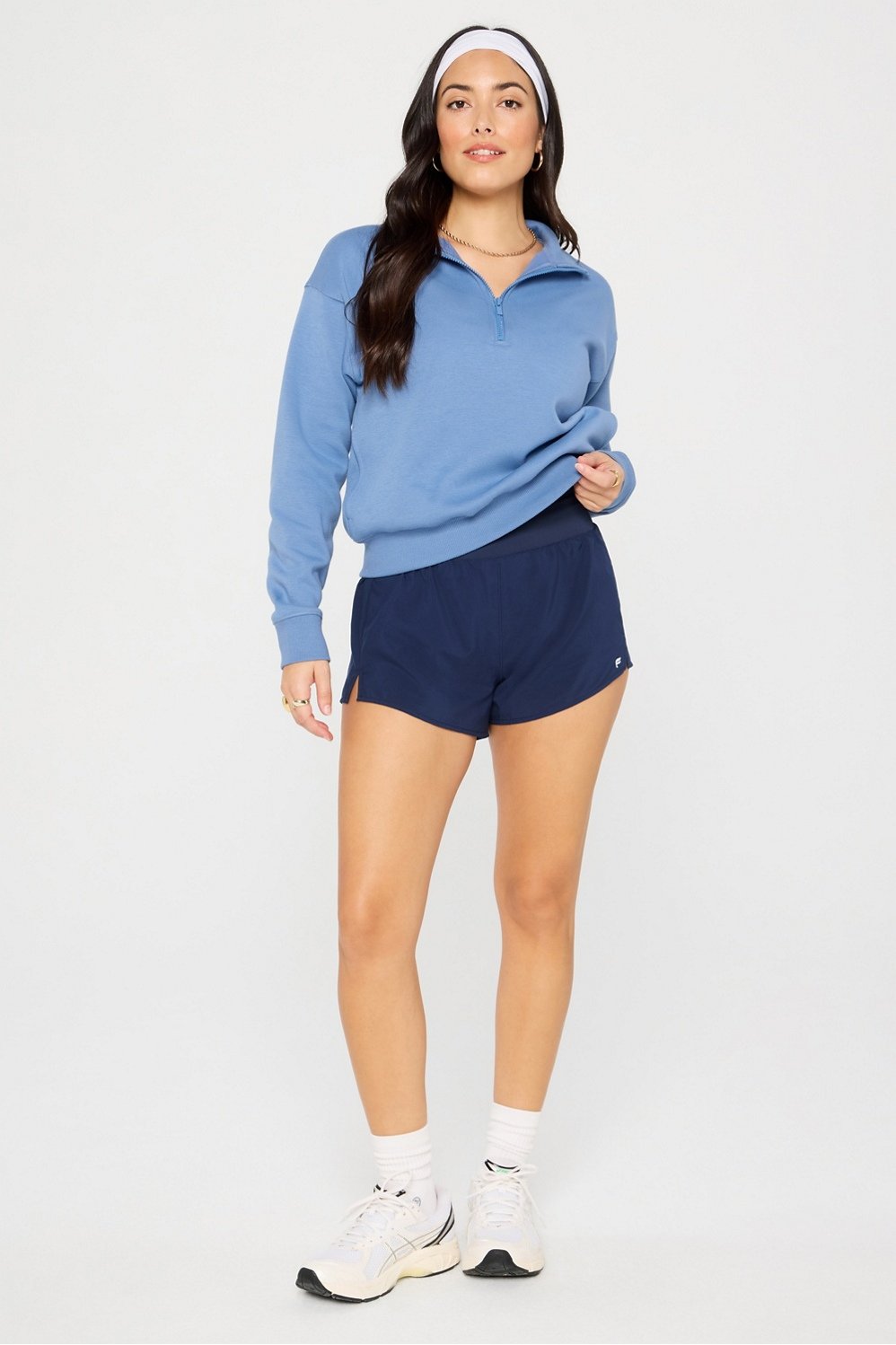 Fabletics Cozy Fleece Half Zip Sweatshirt