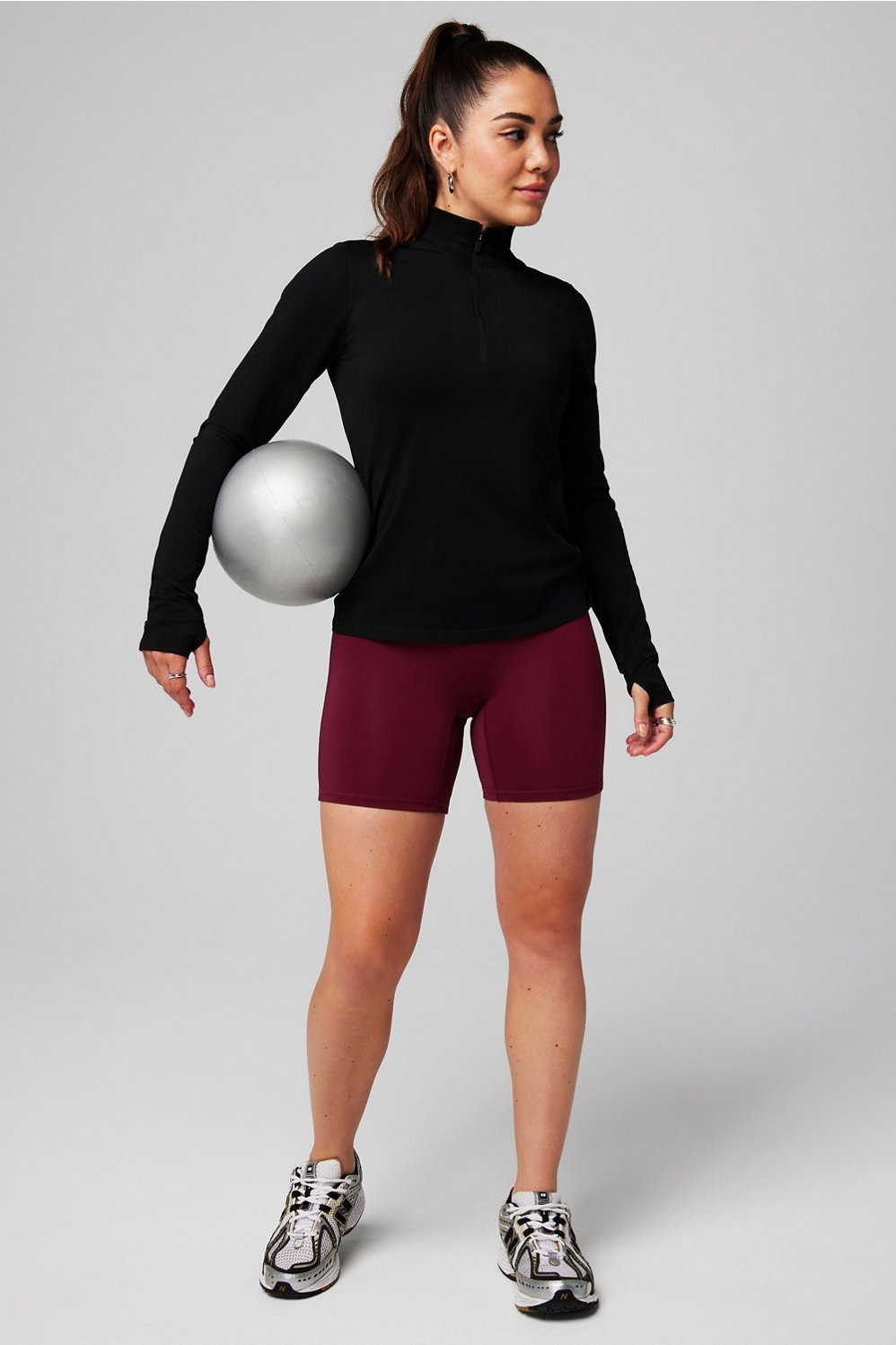 Fabletics Feather Tech+ Half-Zip Top