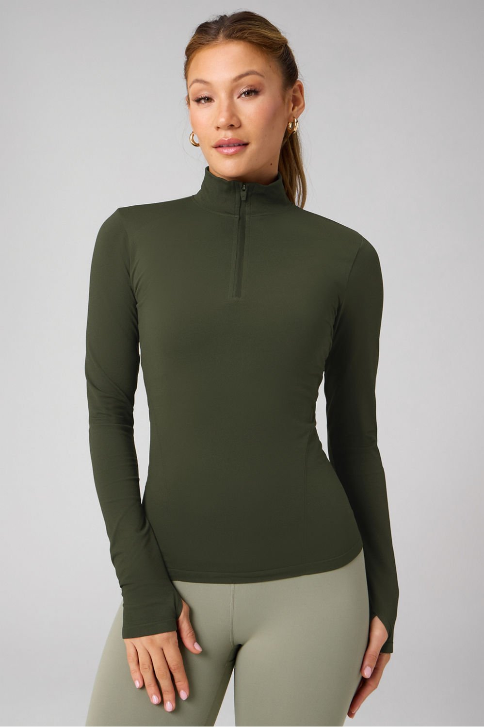 Fabletics Feather Tech+ Half-Zip Top