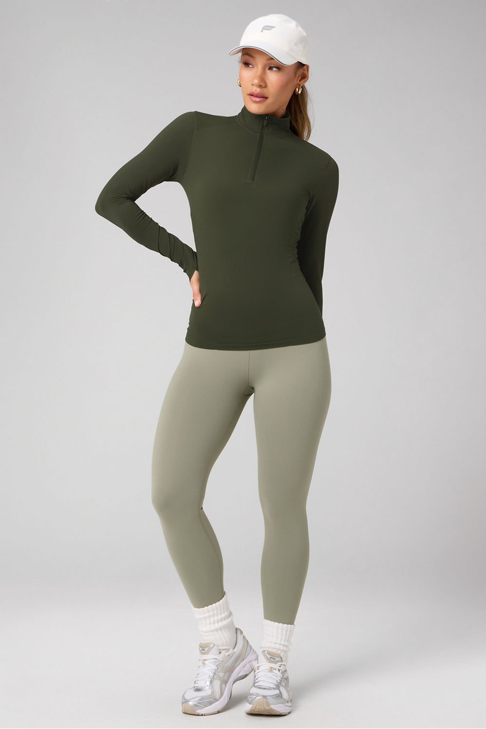 Fabletics Feather Tech+ Half-Zip Top