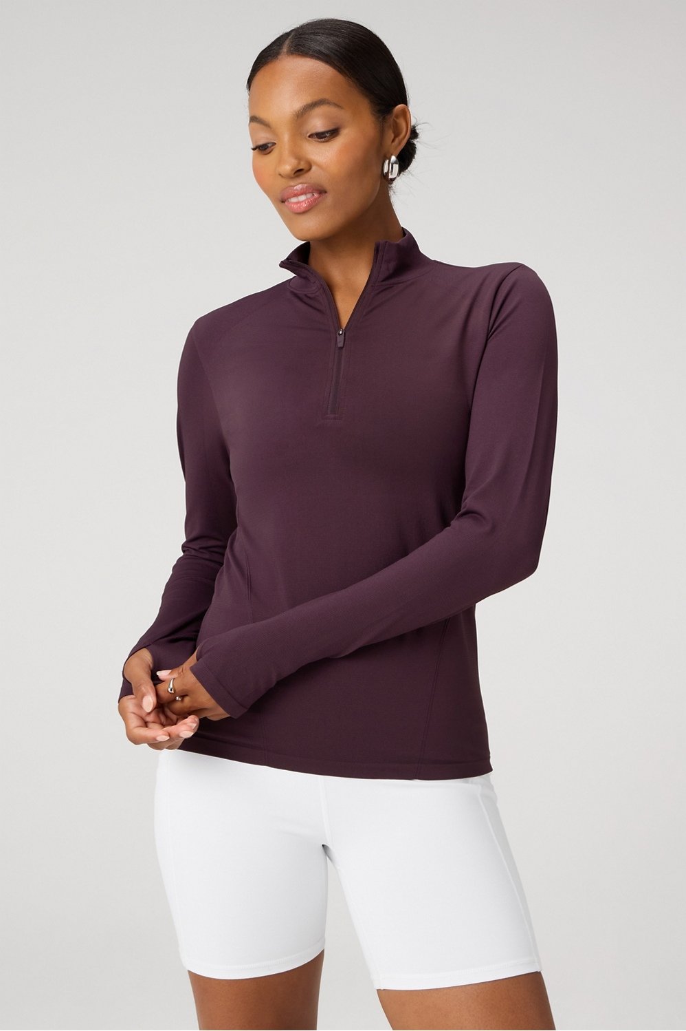 Fabletics Feather Tech+ Half-Zip Top