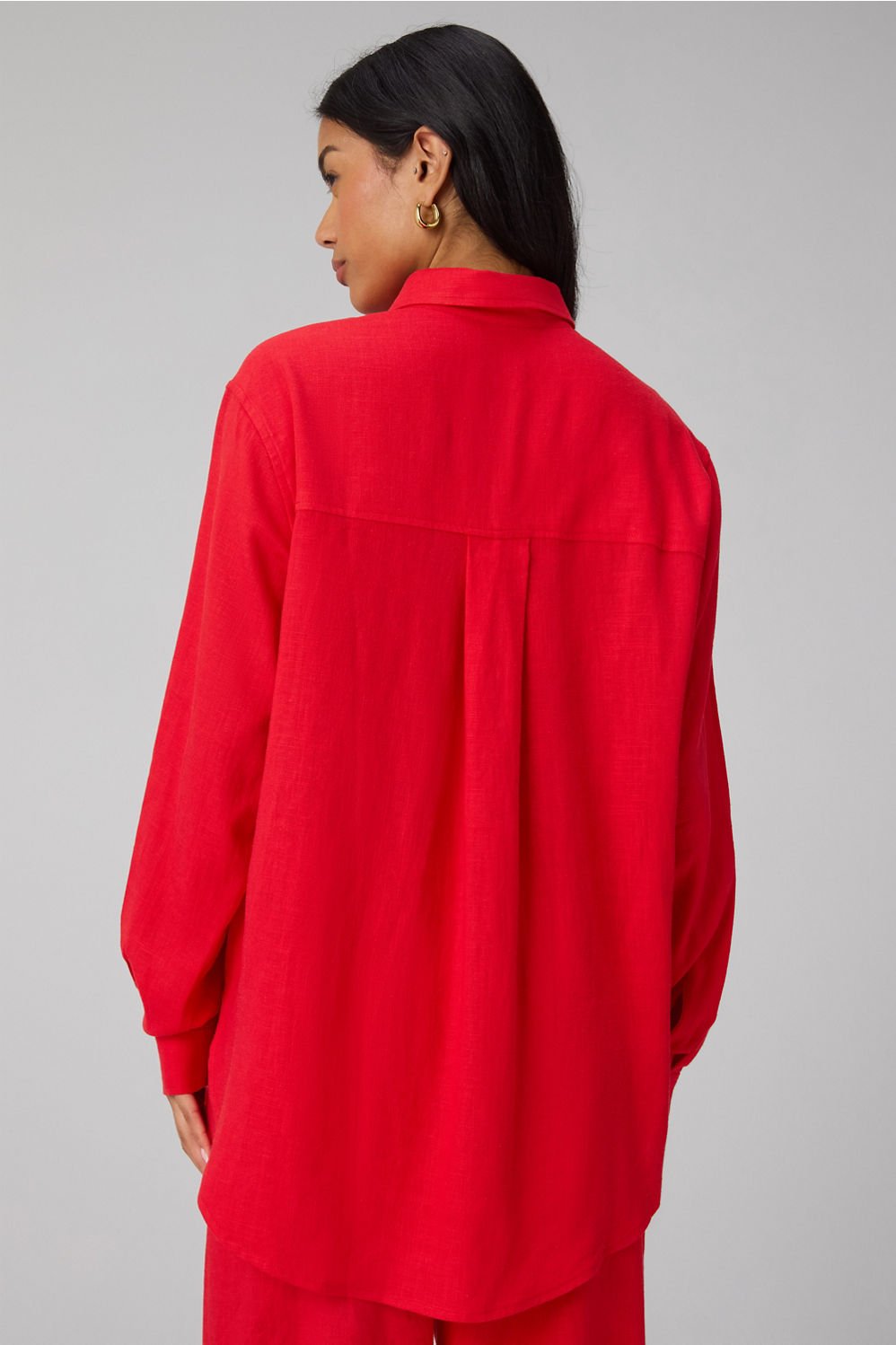 Fabletics Lifestyle Linen Button-Up Shirt