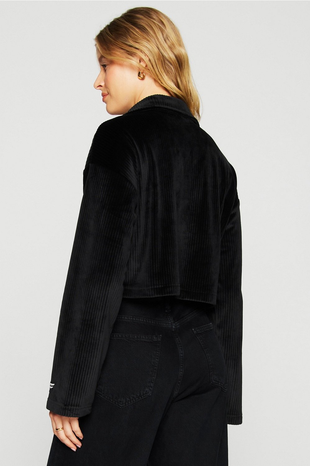 Fabletics Plush Rib Half Zip Sweatshirt