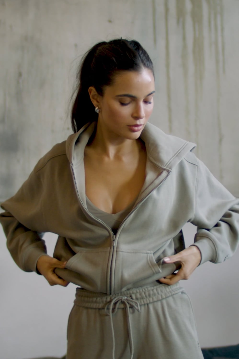 Fabletics Cozy Fleece Full Zip Hoodie