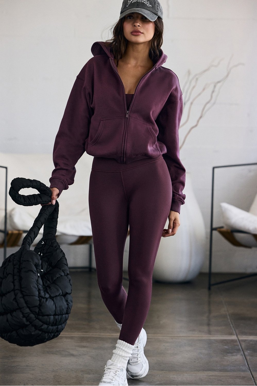 Fabletics Cozy Fleece Full Zip Hoodie