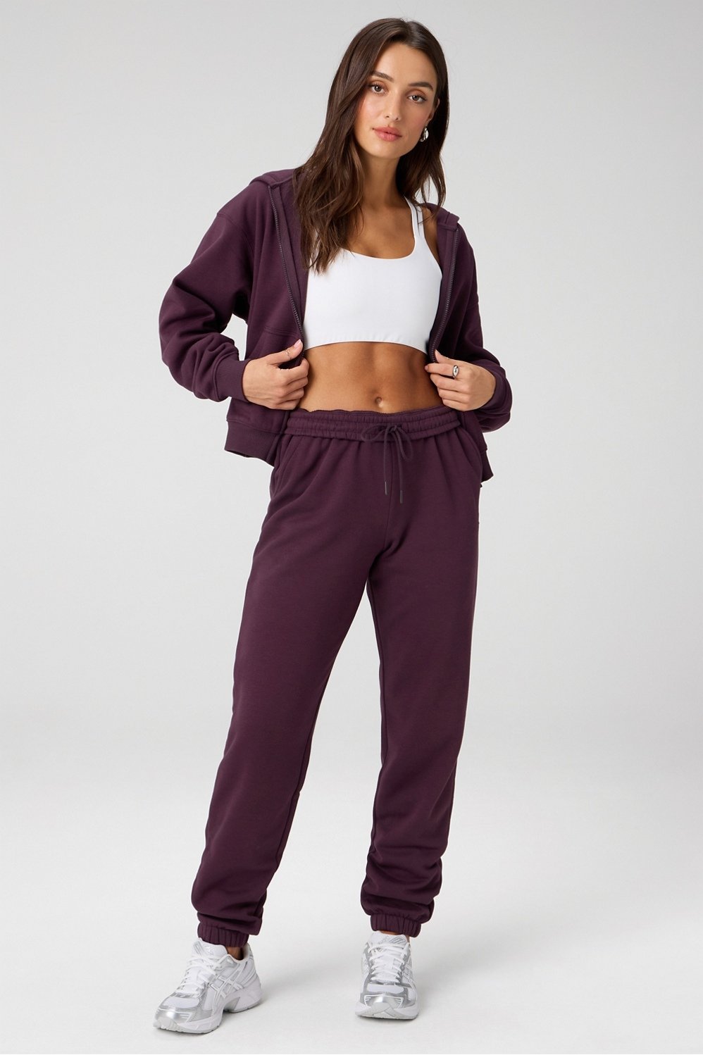 Fabletics Cozy Fleece Full Zip Hoodie