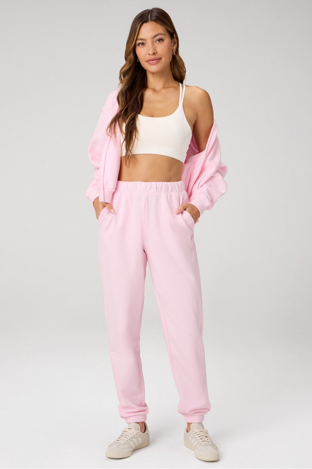 Fabletics Cozy Fleece Full Zip Hoodie