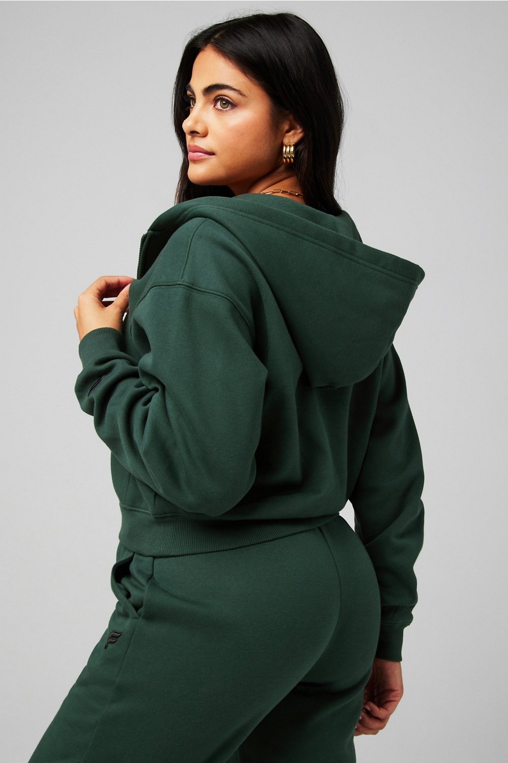 Fabletics Cozy Fleece Full Zip Hoodie