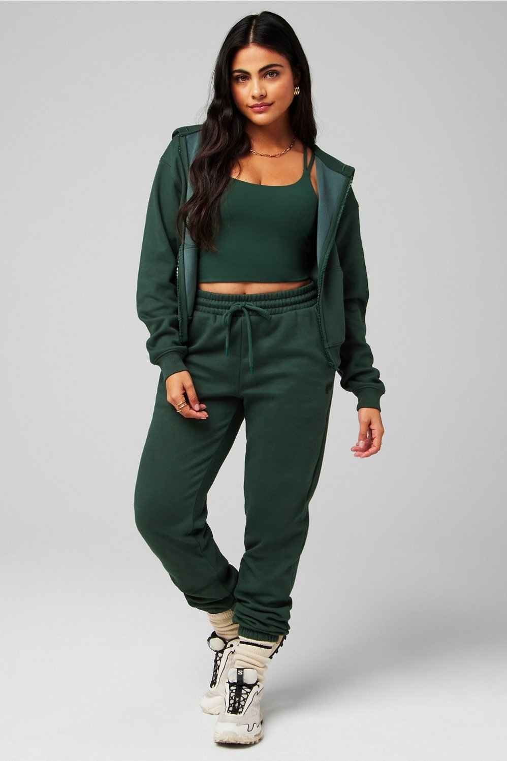 Fabletics Cozy Fleece Full Zip Hoodie