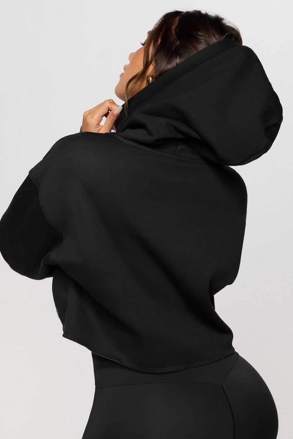 Fabletics Cozy Fleece Everyday Cropped Hoodie