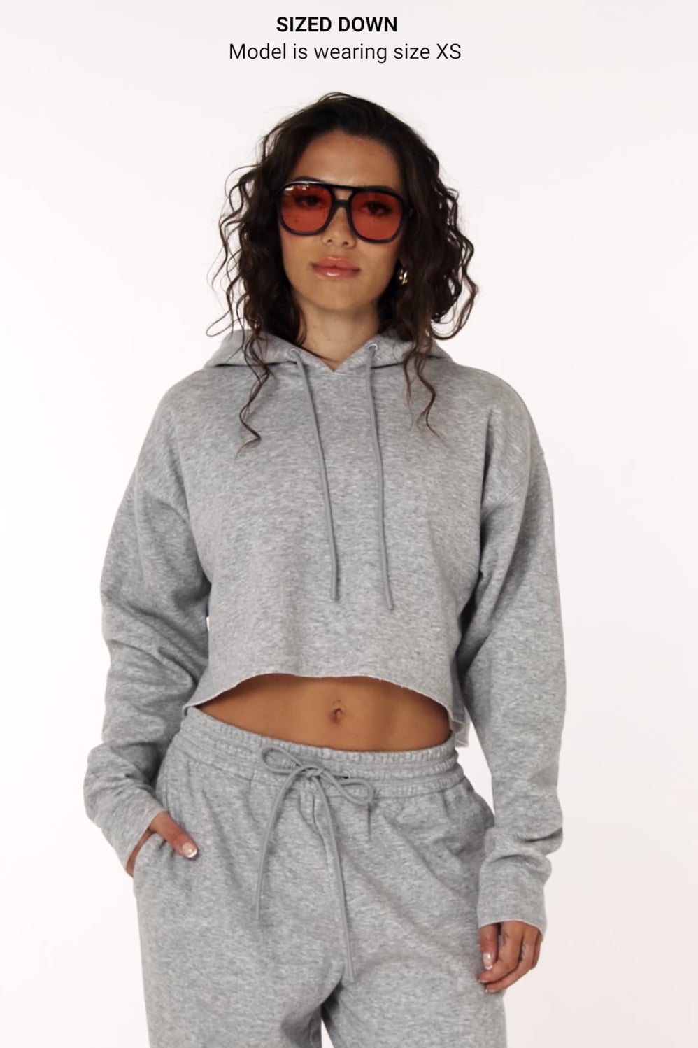 Fabletics Cozy Fleece Everyday Cropped Hoodie
