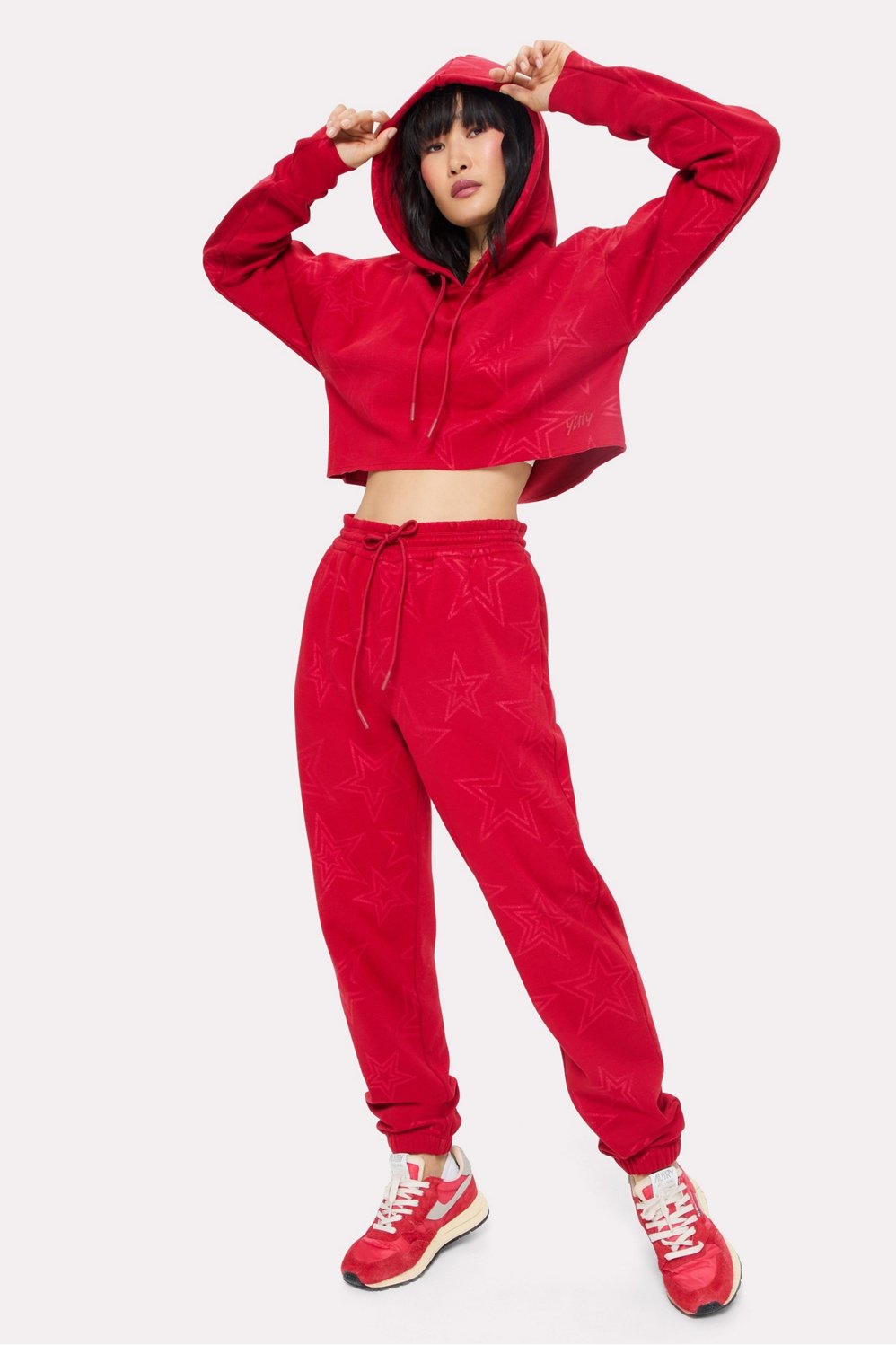 Fabletics Cozy Fleece Everyday Cropped Hoodie