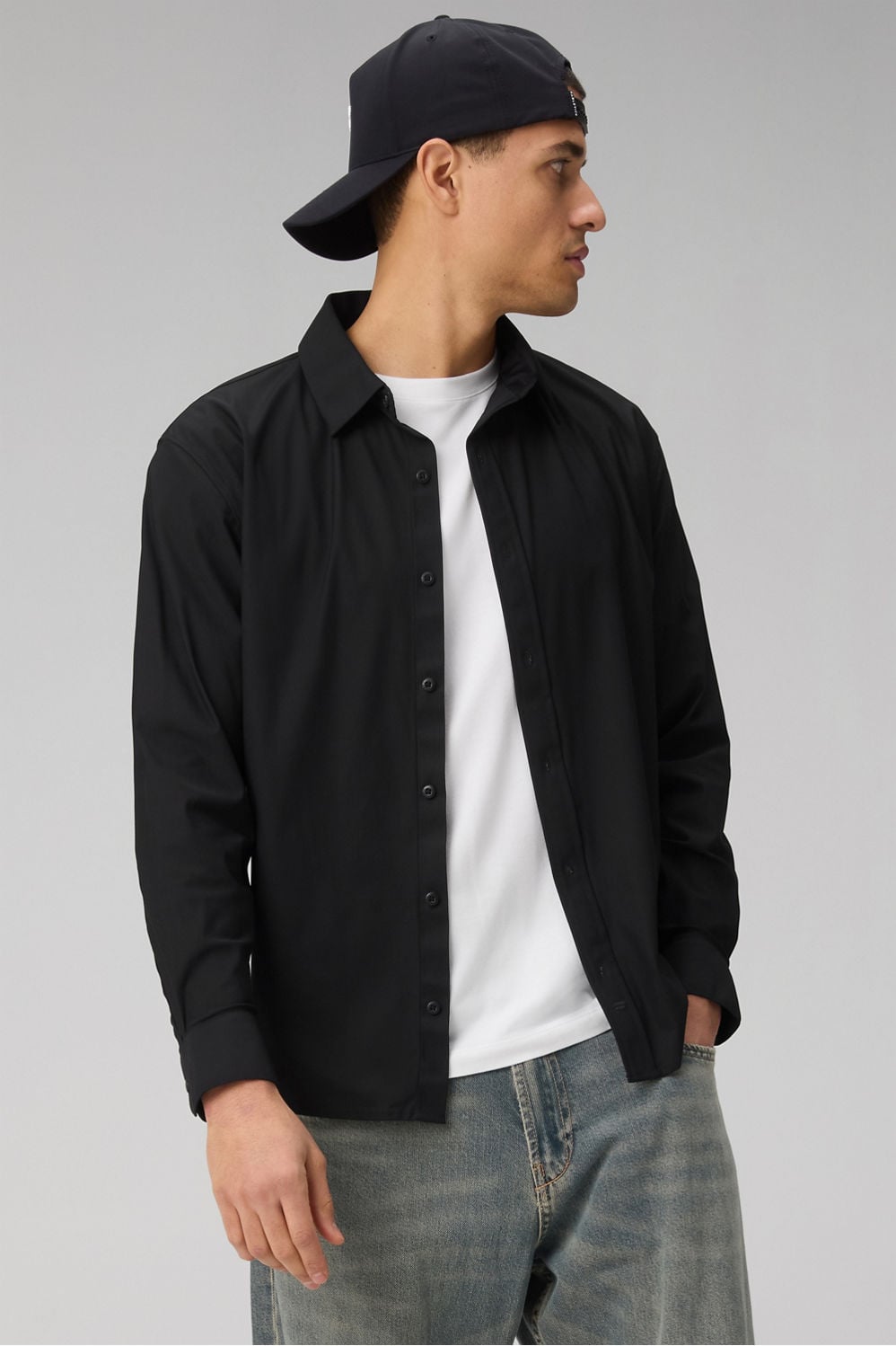 Fabletics The Don Long Sleeve Button Up (Classic Fit)