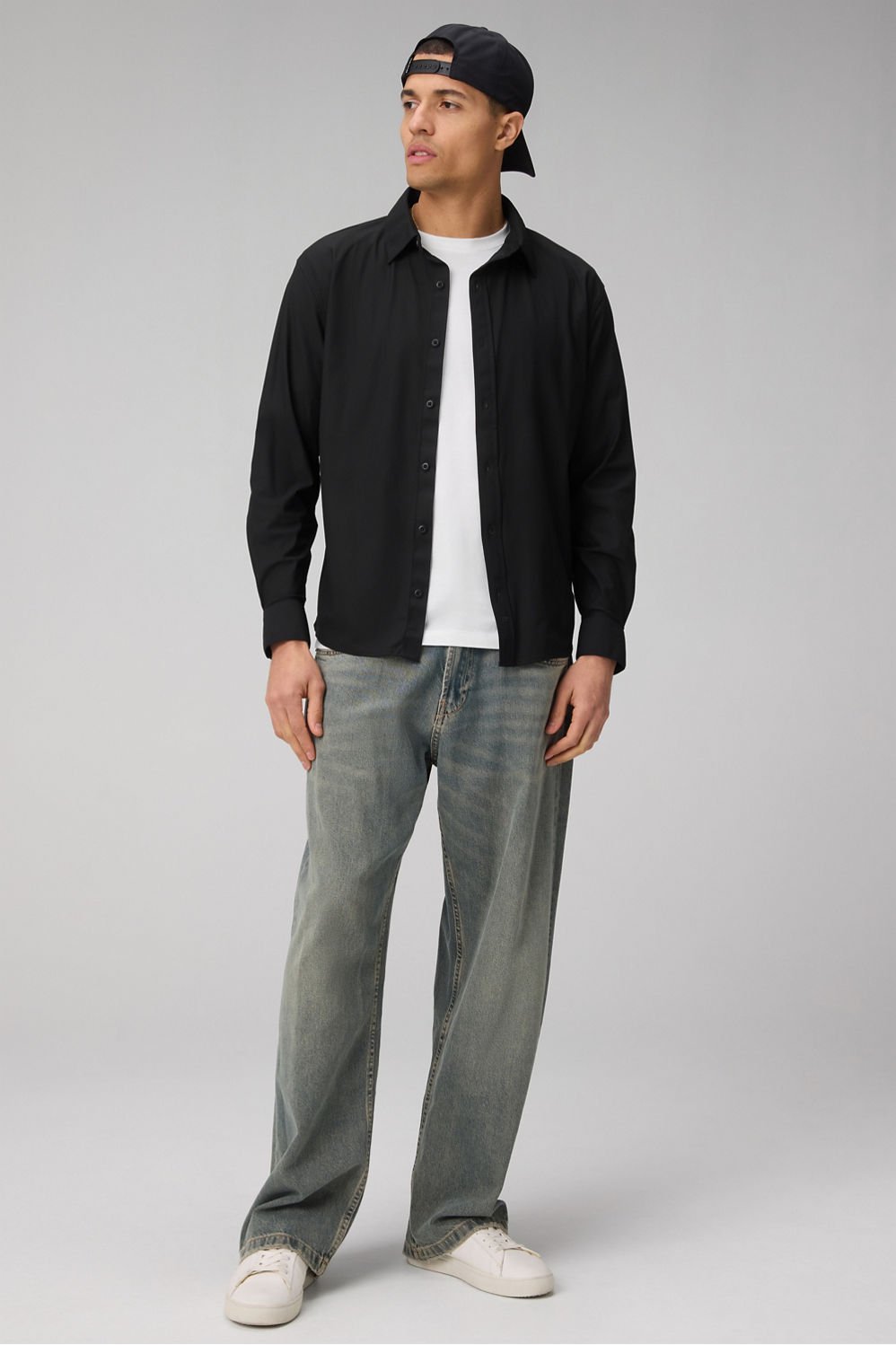 Fabletics The Don Long Sleeve Button Up (Classic Fit)