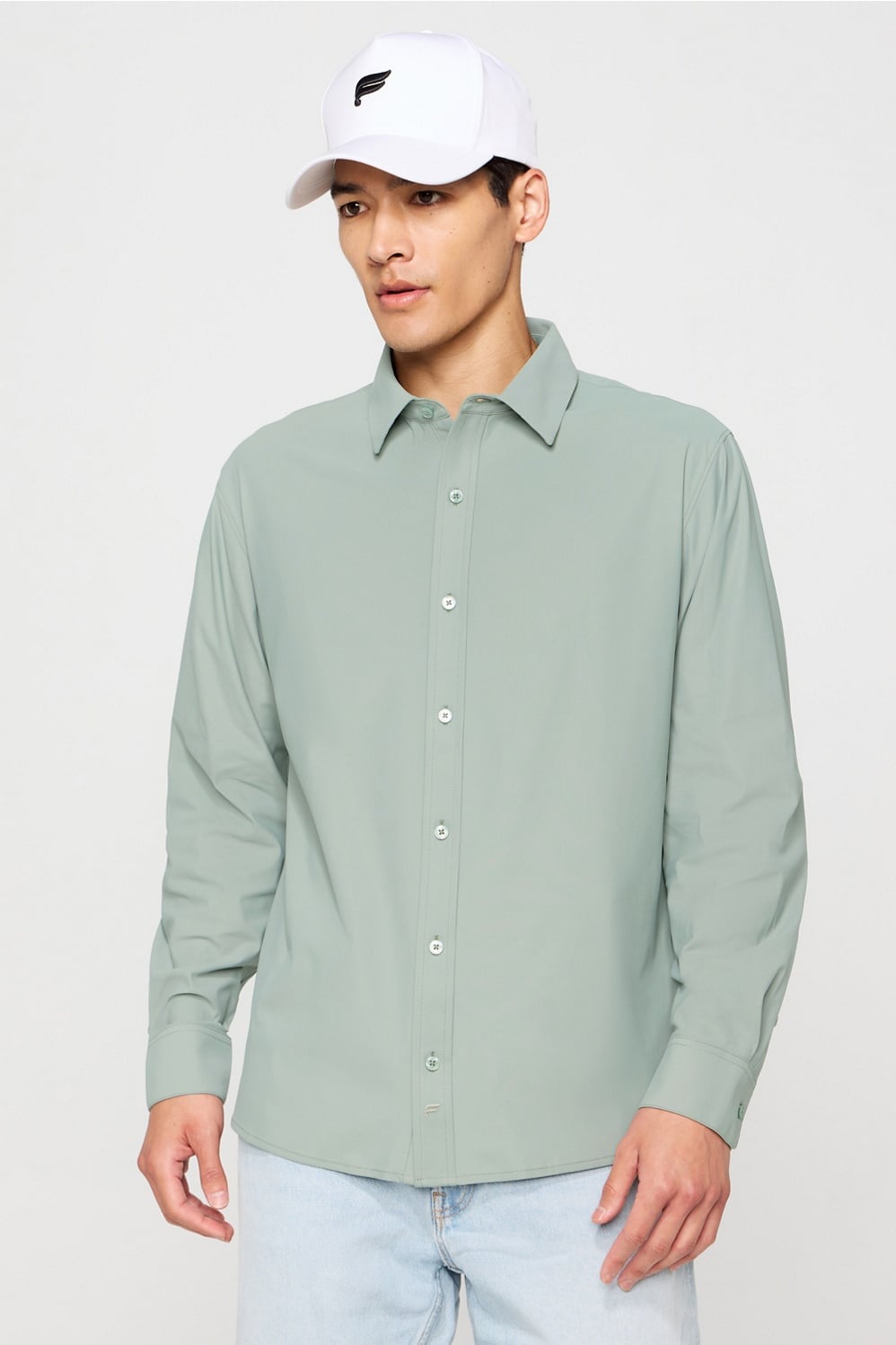 Fabletics The Don Long Sleeve Button Up (Classic Fit)