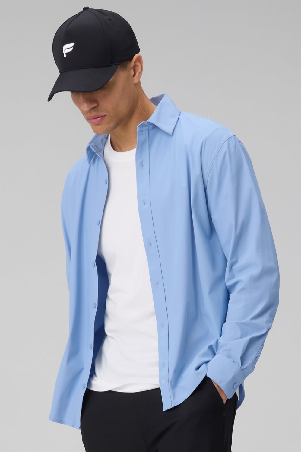 Fabletics The Don Long Sleeve Button Up (Classic Fit)