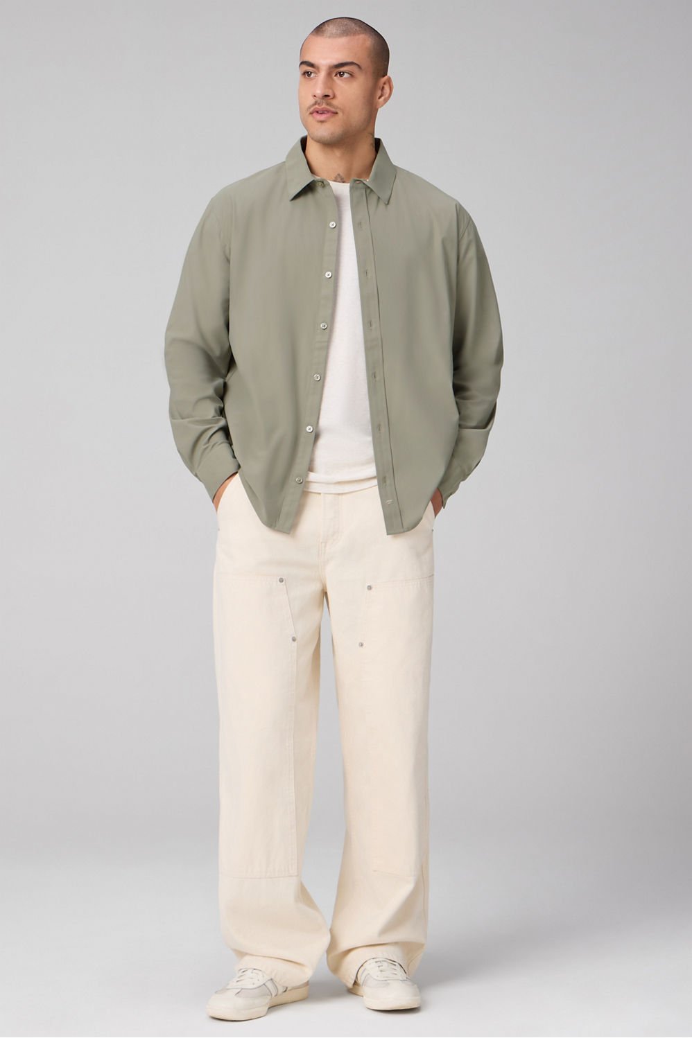 Fabletics The Don Long Sleeve Button Up (Classic Fit)