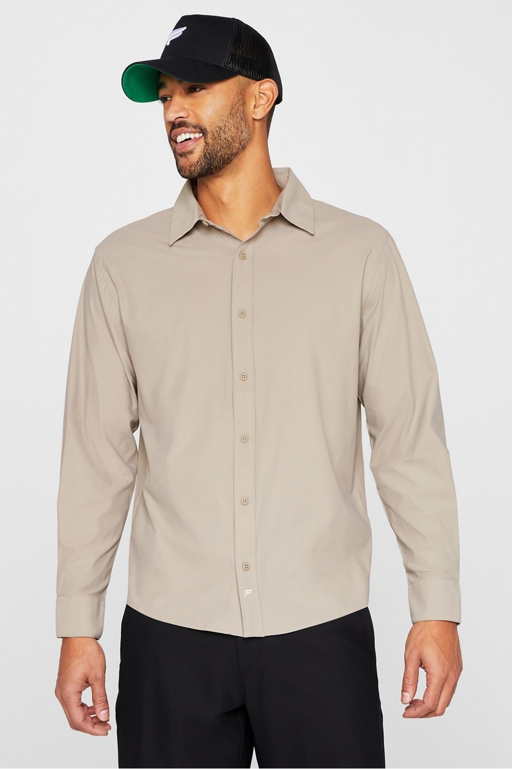 Fabletics The Don Long Sleeve Button Up (Classic Fit)
