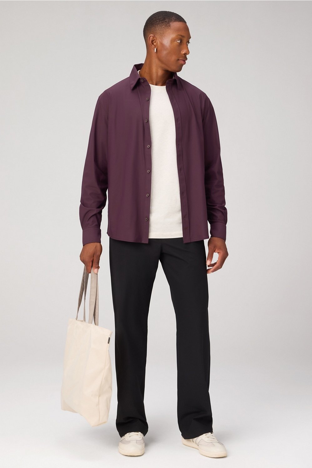 Fabletics The Don Long Sleeve Button Up (Classic Fit)