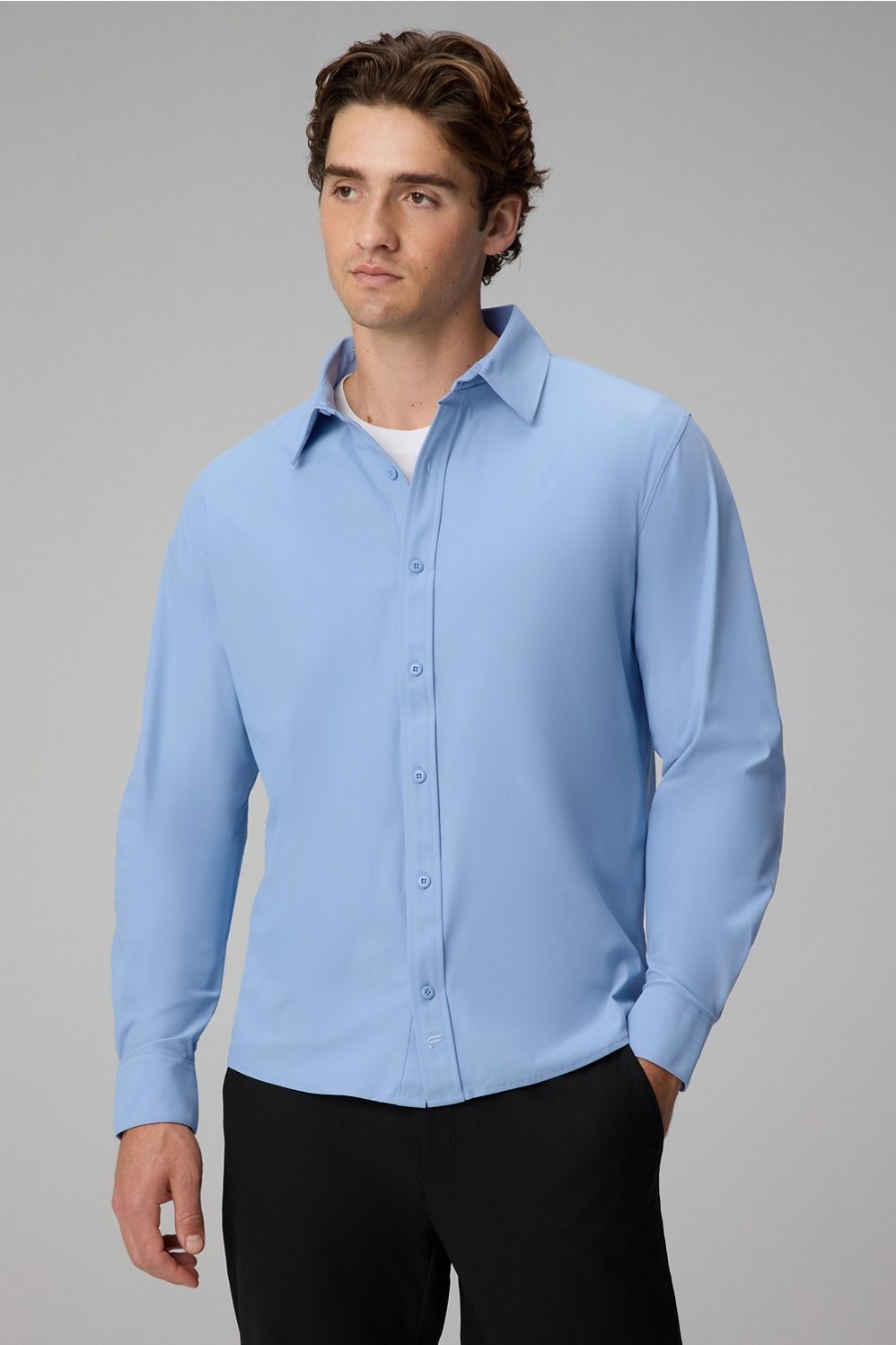 Fabletics The Don Long Sleeve Button Up (Slim Fit)