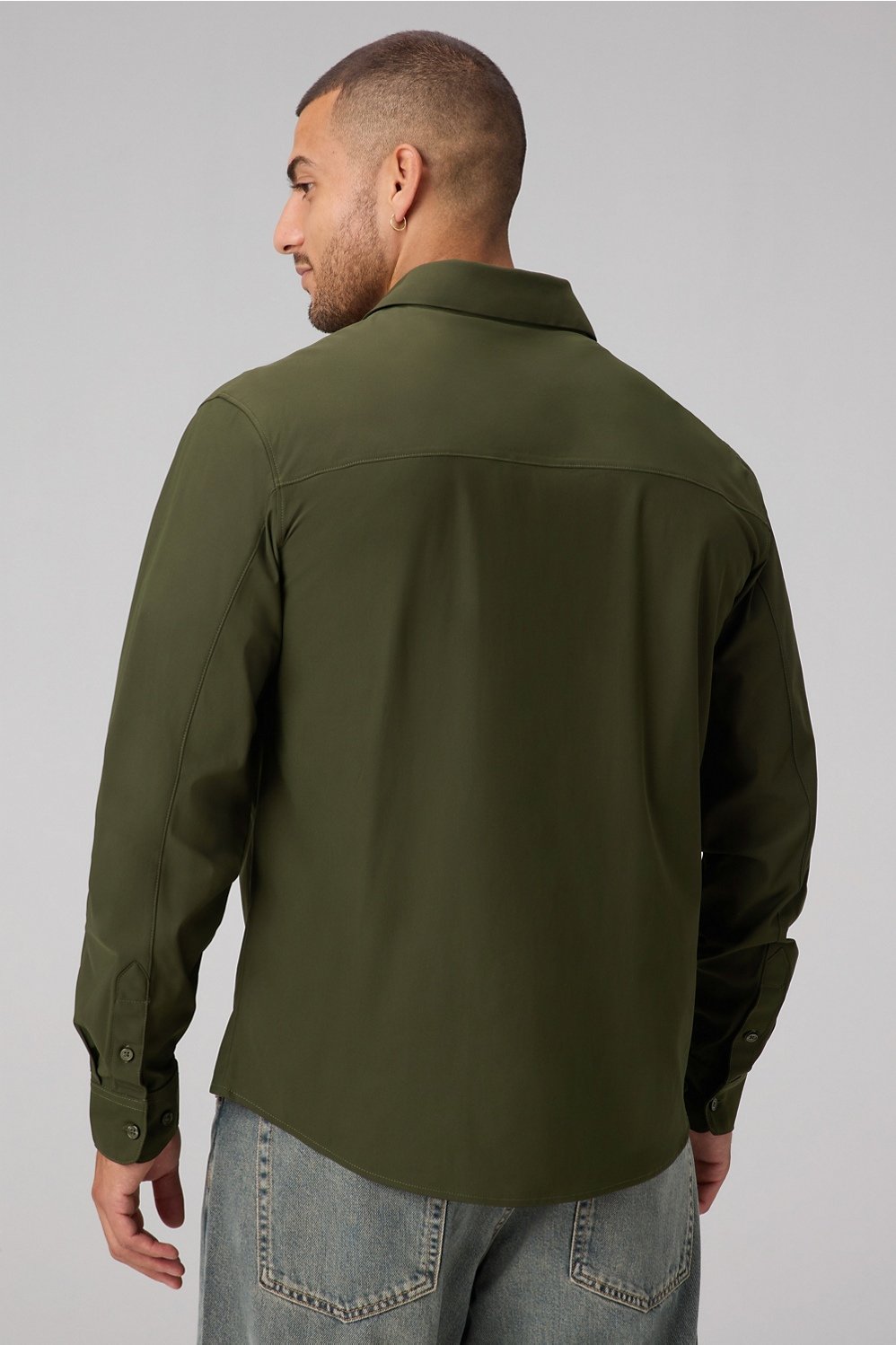 Fabletics The Don Long Sleeve Button Up (Slim Fit)