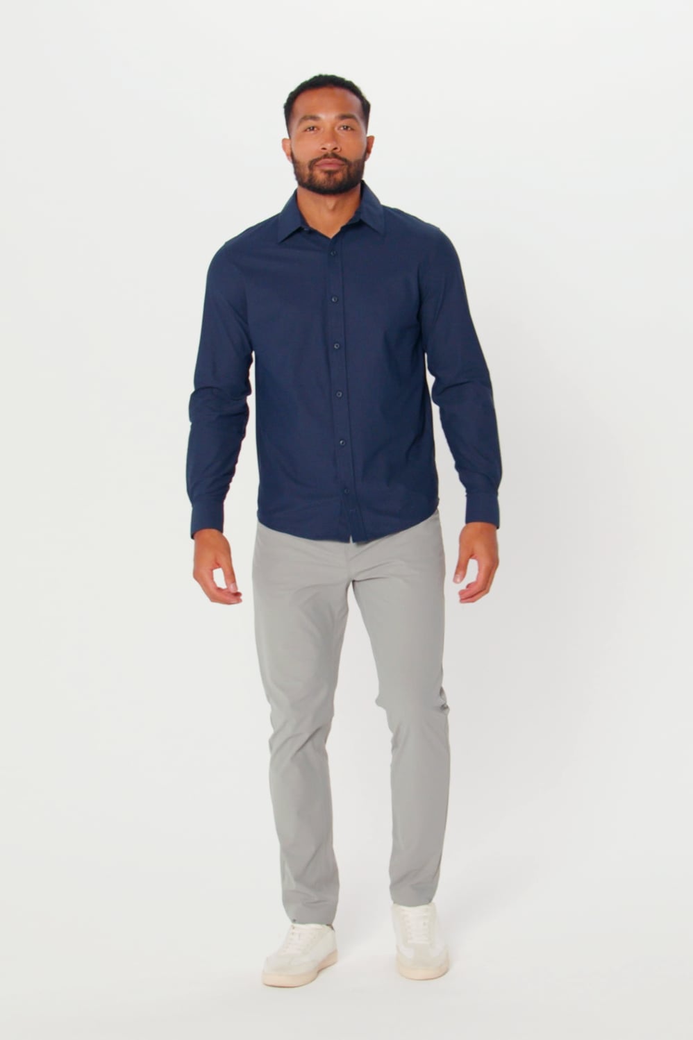 Fabletics The Don Long Sleeve Button Up (Slim Fit)
